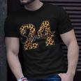 Senior 2024 Class Of Graduation Leopard Graduate T-Shirt Gifts for Him