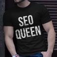 Seo Queen Search Engine Technology Professional Career T-Shirt Gifts for Him