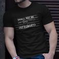 Shall Not Be Infringed Second Amendment Ar15 Pro Gun 2A Unisex T-Shirt Gifts for Him