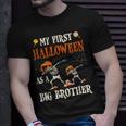 Skeleton Dabbin Together My First Halloween As A Big Brother T-Shirt Gifts for Him