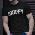 Skippy Name Last Family First College Arch Unisex T-Shirt Gifts for Him