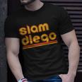 Slam Diego Funny Baseball Standard Baseball Funny Gifts Unisex T-Shirt Gifts for Him