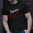 Soprano Singer Soprano Choir Singer Musical Singer T-Shirt Gifts for Him