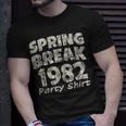 Spring Break Party 1982 Partying Vintage Unisex T-Shirt Gifts for Him