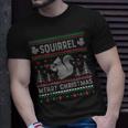 Squirrel Ugly Christmas Sweater Style T-Shirt Gifts for Him
