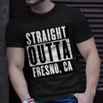 Straight Outta California Fresno Home T-Shirt Gifts for Him