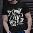 Straight Outta Fifth Grade Class Of 2021 Unisex T-Shirt Gifts for Him