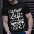Straight Outta Fifth Grade Graduation 2021 Class 5Th Grade Unisex T-Shirt Gifts for Him