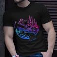 Subtle Bisexual Landscape Bisexuality Bi Ally Lgbt Pride Pride Month Funny Designs Funny Gifts Unisex T-Shirt Gifts for Him