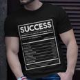 Success Information And Nutritional Facts Hustle Passion T-Shirt Gifts for Him