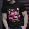 Support Squad Tooth Dental Breast Cancer Awareness Dentist T-Shirt Gifts for Him