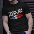 Tastes Like Merica Funny Popsicle 4Th Of July Retro 80S Gift Unisex T-Shirt Gifts for Him