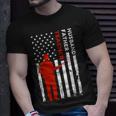 Teacher Husband Dad Vintage Usa Flag American Fathers Gift For Womens Gift For Women Unisex T-Shirt Gifts for Him