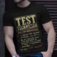 Test Technician Dictionary Term Badass T-Shirt Gifts for Him