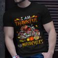 Thankful For Motorcycles Turkey Riding Motorcycle T-Shirt Gifts for Him