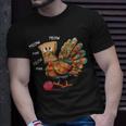 Thanksgiving Turkey Meow I'm A Cat Thanksgiving T-Shirt Gifts for Him