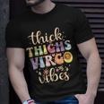 Thick Thighs Virgo Vibes August September Birthday Virgo T-Shirt Gifts for Him