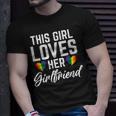 This Girl Loves Her Girlfriend Lesbian Unisex T-Shirt Gifts for Him