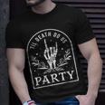 Til Death Do Us Party Retro Halloween Bachelorette Matching T-Shirt Gifts for Him