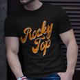Tn Rocky Top Retro Tennessee Saturday Outfit T-Shirt Gifts for Him