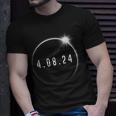 Totality 04082024 Total Solar Eclipse April 8 2024 Eclipse Unisex T-Shirt Gifts for Him