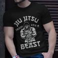 Train Like A Beast Brazilian Bjj Jiu Jitsu Jew Jitsu T-Shirt Gifts for Him