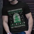 Ugly Christmas Sweater Chemistry Oh Chemistree T-Shirt Gifts for Him