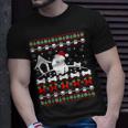Ugly Christmas Sweater Pomeranian Dog T-Shirt Gifts for Him
