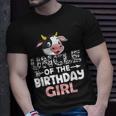 Uncle Of The Birthday Girl Cows Farm Cow Uncle Unisex T-Shirt Gifts for Him
