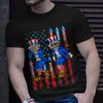 Uncle Sam Griddy 4Th Of July Independence Day Flag Us Unisex T-Shirt Gifts for Him
