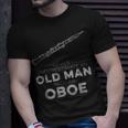 Never Underestimate An Old Man With An Oboe Vintage Novelty T-Shirt Gifts for Him