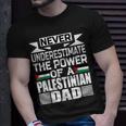 Never Underestimate The Power Of A Palestinian Dad T-Shirt Gifts for Him