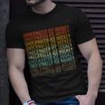 Underwater Ice Hockey Sports Retro T-Shirt Gifts for Him
