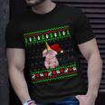 Unicorn Pig Ugly Christmas Sweater T-Shirt Gifts for Him