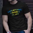 Uplifting Trance Is Life Blue Yellow Remix T-Shirt Gifts for Him
