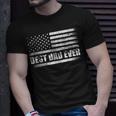 Usa Flag Best Dad Ever Daddy Fathers Day Dad Gifts Unisex T-Shirt Gifts for Him