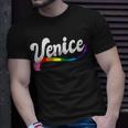 Venice Italy California Gay Pride Lgbtqi Queer Love Italian Unisex T-Shirt Gifts for Him