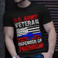 Veteran Vets Us Army Veteran Defender Of Freedom Fathers Veterans Day 4 Veterans Unisex T-Shirt Gifts for Him