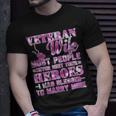 Veteran Vets US Veteran Most People Never Met Their Heroes Veteran Wife Veterans Unisex T-Shirt Gifts for Him