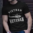Vietnam Veteran Veterans Military Helicopter Pilot Unisex T-Shirt Gifts for Him