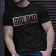 Vintage Girl Dad Proud Father Classic Fathers Day Daddy Unisex T-Shirt Gifts for Him