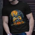 Vintage Halloween Skeleton Gamer Boys Kids Ns Gaming Boys Halloween Funny Gifts Unisex T-Shirt Gifts for Him