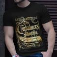 Vintage Morticians Embalmers Monthly Design Unisex T-Shirt Gifts for Him