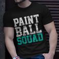 Vintage Paintball Squad Team Game Player T-Shirt Gifts for Him