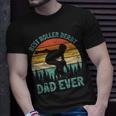 Vintage Retro Best Roller Derby Dad Ever Fathers Day Gift For Women Unisex T-Shirt Gifts for Him