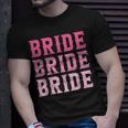 Vintage Retro Bride Rodeo Cowgirl Bachelorette Party Wedding Unisex T-Shirt Gifts for Him