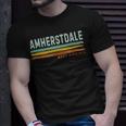 Vintage Stripes Amherstdale Wv T-Shirt Gifts for Him