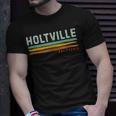 Vintage Stripes Holtville Ca T-Shirt Gifts for Him