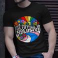 Vintage The Future Is Inclusive Lgbt Gay Rights Pride Unisex T-Shirt Gifts for Him