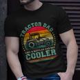 Vintage Tractor Dad Like A Regular Dad Tractor Fathers Day Gift For Mens Unisex T-Shirt Gifts for Him